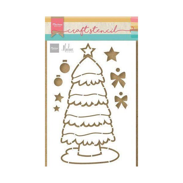Marianne Design - Stencil - Christmas Tree / Juletr