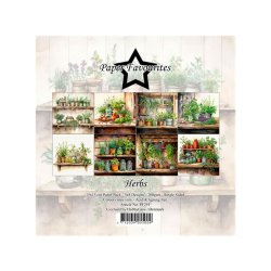 Paper Favourites - Blok 6" - Herbs / Urter