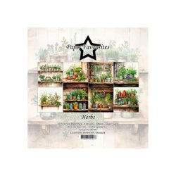 Paper Favourites - Blok 12" - Herbs - 200gsm - 8 ark