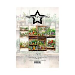 Paper Favourites - Blok A5 - Herbs / Urter