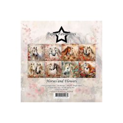Paper Favourites - Blok 6" - Horses and Flowers / Heste og blomster