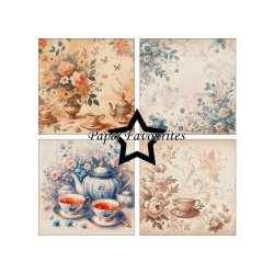 Paper Favourites - Blok 6" - Tea Time / Tid til te