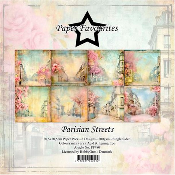 Paper Favourites - Blok 12" - Parisian Streets