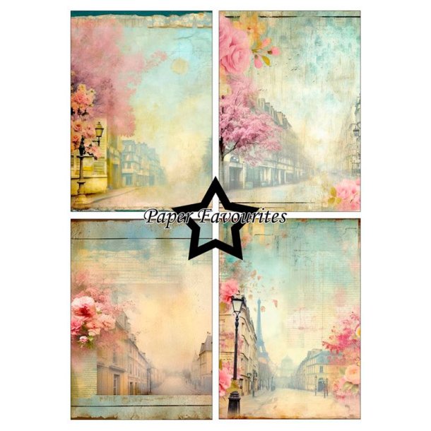 Paper Favourites - Blok A5 - Parisian Streets