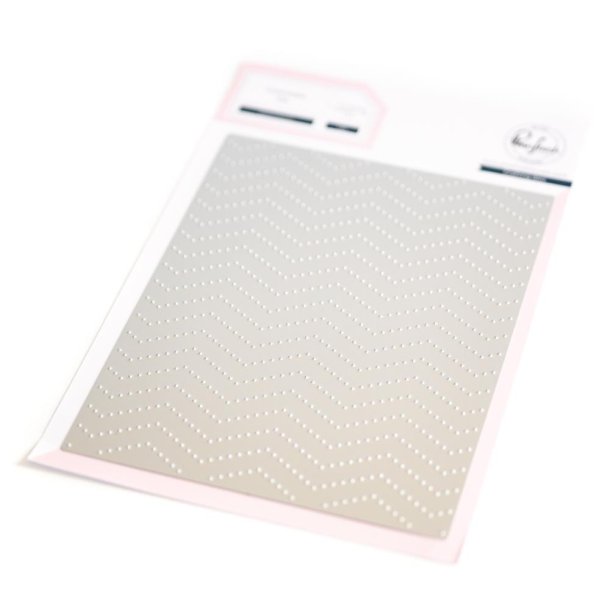 Pinkfresh Studio Baggrundsdie - Dotted Chevron