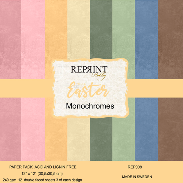 Reprint - Blok 12'' - Hello Easter / Pske - Monochromes