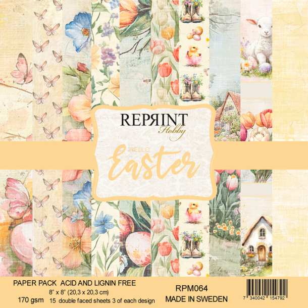 Reprint - Blok 8'' - Hello Easter / Pske