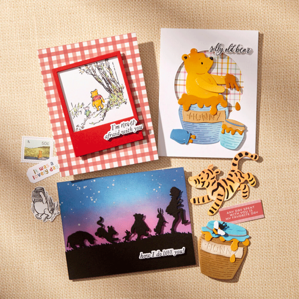 Spellbinders - Die - Pooh's Hunny Pot / Peter Plys's Honningkrukke