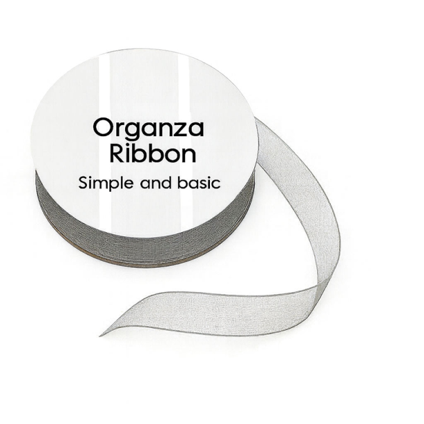 Simple and Basic - Organza-bnd - Gr