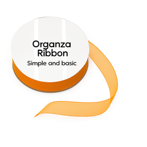 Simple and Basic - Organza-bnd - Mustard / Sennepsgul