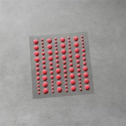 Simple and basic - Enamel dots - Calm Red / Rd