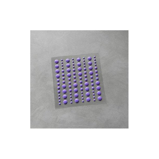 Simple and basic - Enamel Dots - Purple - Lilla