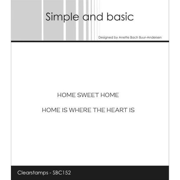 Simple and Basic - Stempel - English texts