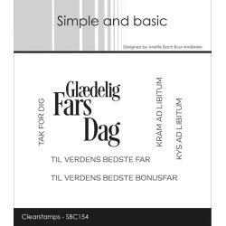 Simple and Basic - Stempel - Danish texts #2