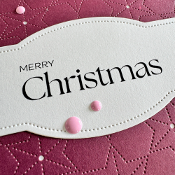 Simple and basic - Stempel - Merry Christmas (Engelsk)