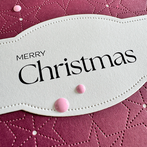 Simple and basic - Stempel - Merry Christmas (Engelsk)