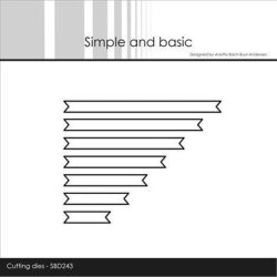 Simple and Basic - Die - Banners Narrow / Smalle Bannere