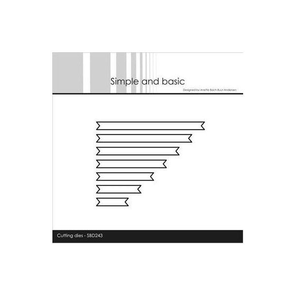 Simple and Basic - Die - Banners Narrow / Smalle Bannere