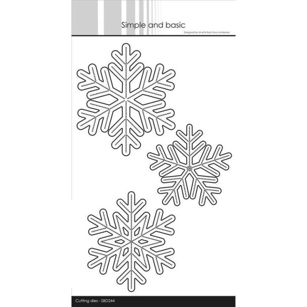 Simple and Basic - Die - XL Snowflakes / XL Snefnug