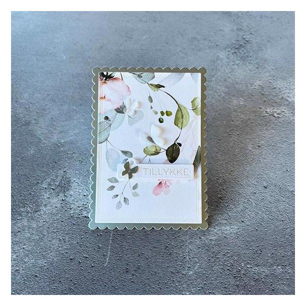 Simple and Basic - Die - Cut words - Danish texts #1