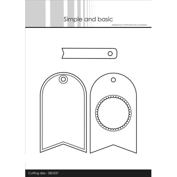 Simple and Basic - Die - Cute Tags - Tags