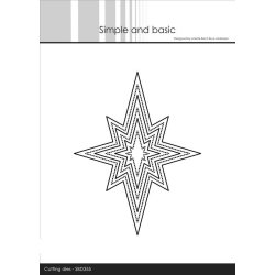 Simple and Basic - Die - Oblong Stars - Stjerne - SBD355
