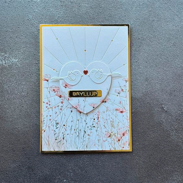 Simple and Basic - Die - A6 - Hjerte med strler