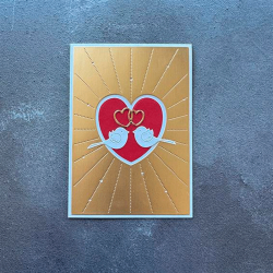 Simple and Basic - Die - A6 - Hjerte med strler