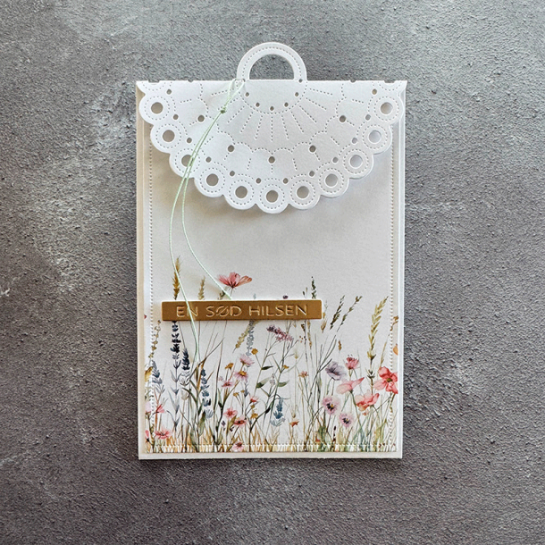 Simple and Basic - Die - Dekorativ gavepose topper