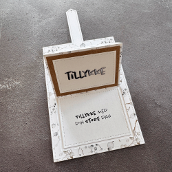 Simple and Basic - Die - Sliding card