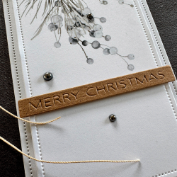 Simple and Basic - Die - Alle-i-n plade - Merry Christmas - Engelsk