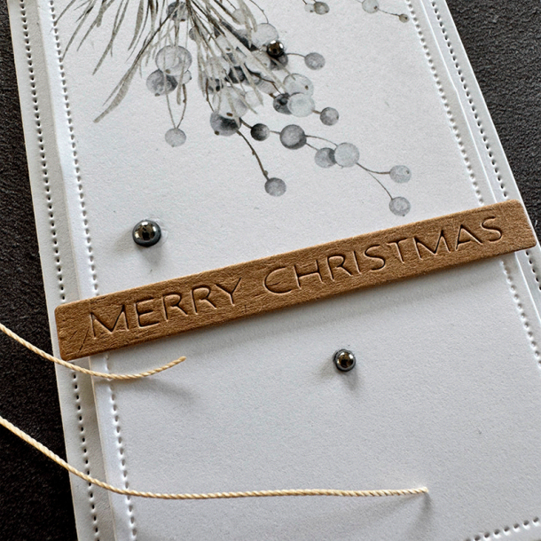 Simple and Basic - Die - Alle-i-n plade - Merry Christmas - Engelsk