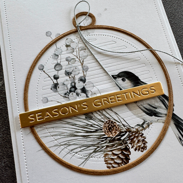 Simple and Basic - Die - Alle-i-n plade - Merry Christmas - Engelsk