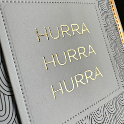 Simple and Basic - Hot Foil Plate / Folie Die - Hurra