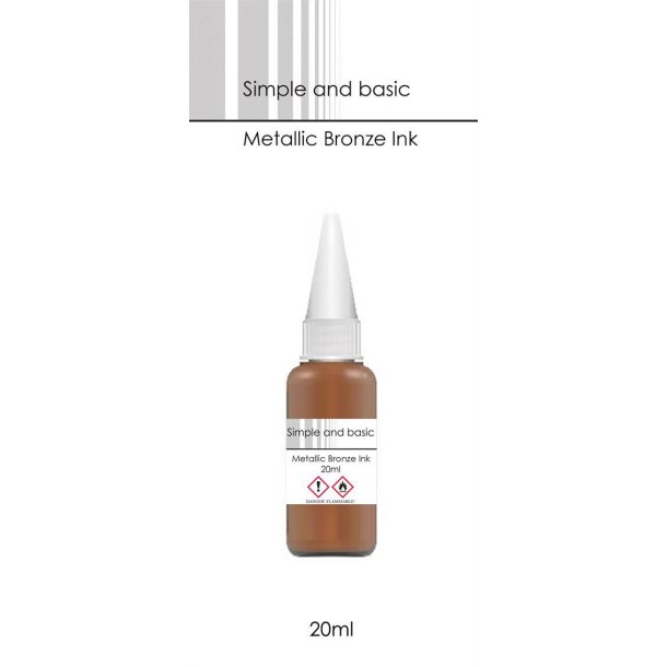 Simple and basic -  Metallic Bronze Ink - SBI002