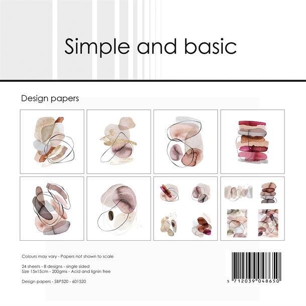 Simple and Basic - Blok 6'' - Elegant Christmas