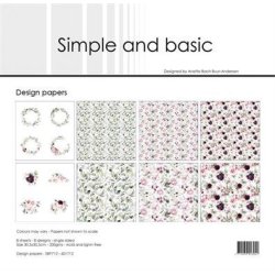 Simple and Basic - Blok 12" - Beautiful Roses - Roser