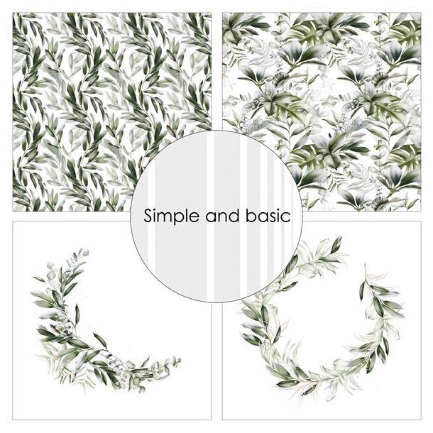 Simple and Basic - Blok 12" - Green Softness