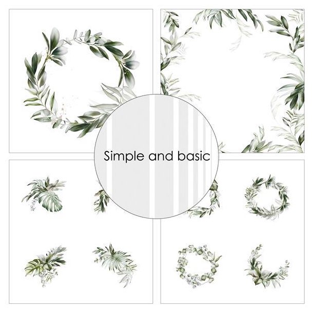 Simple and Basic - Blok 12" - Green Softness