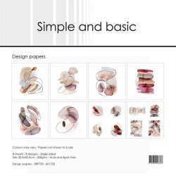 Simple and Basic - Blok 12'' - Elegant Christmas -