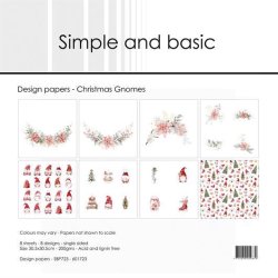 Simple and Basic - Blok 12'' - Jule Gnomes - SBP723