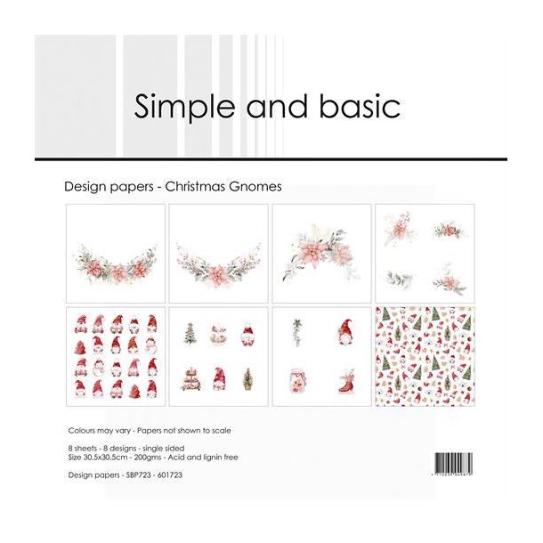 Simple and Basic - Blok 12'' - Jule Gnomes - SBP723
