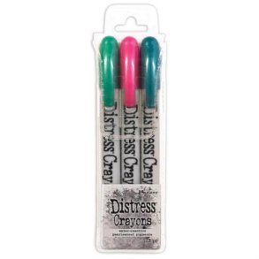 Tim Holtz - Distress Crayon Pearl Set - Holiday Set #4