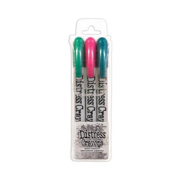 Tim Holtz - Distress Crayon Pearl Set - Holiday Set #4