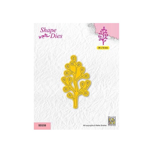 Nellie Snellen - Die - Branch with Leaves / Gren med Blade