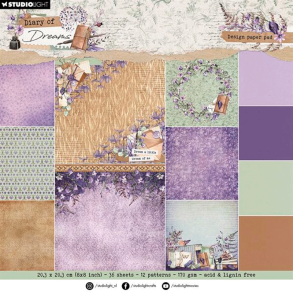 Studio Light - Blok 8'' - Baggrunde - Diary of Dreams