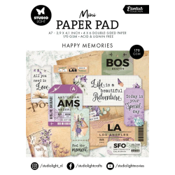 Studio Light - Blok A7 - Mini - Happy memories
