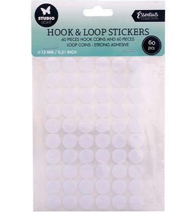 Studio Light - Hoop & Loop Stickers - 13 mm - Kort & Scrap - Gavlhuset