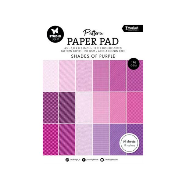 Studio Light - Blok A5 - Shades of purple