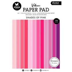 Studio Light - Blok A5 - Vellum - Shades of Pink